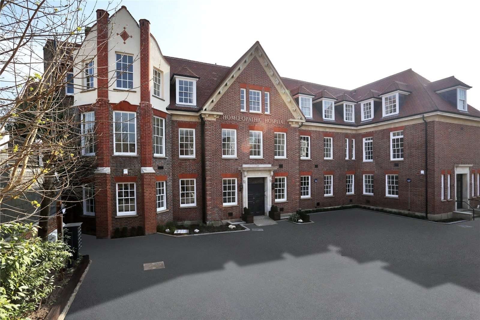 Tunbridge Wells, the former homoeopathic hospital restored as residential apartments — exterior view following restoration.